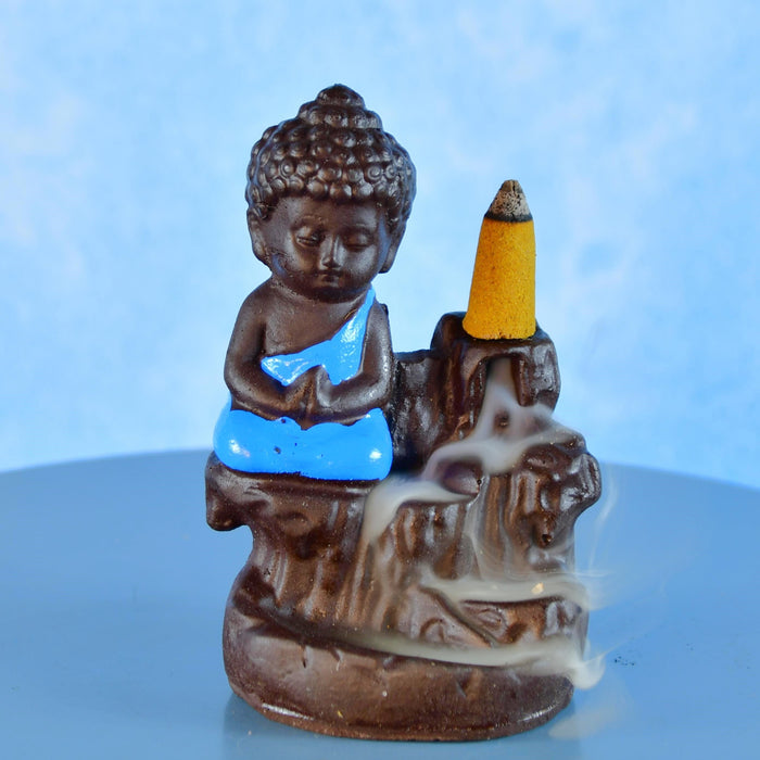 Blue Buddha Smoke Decor