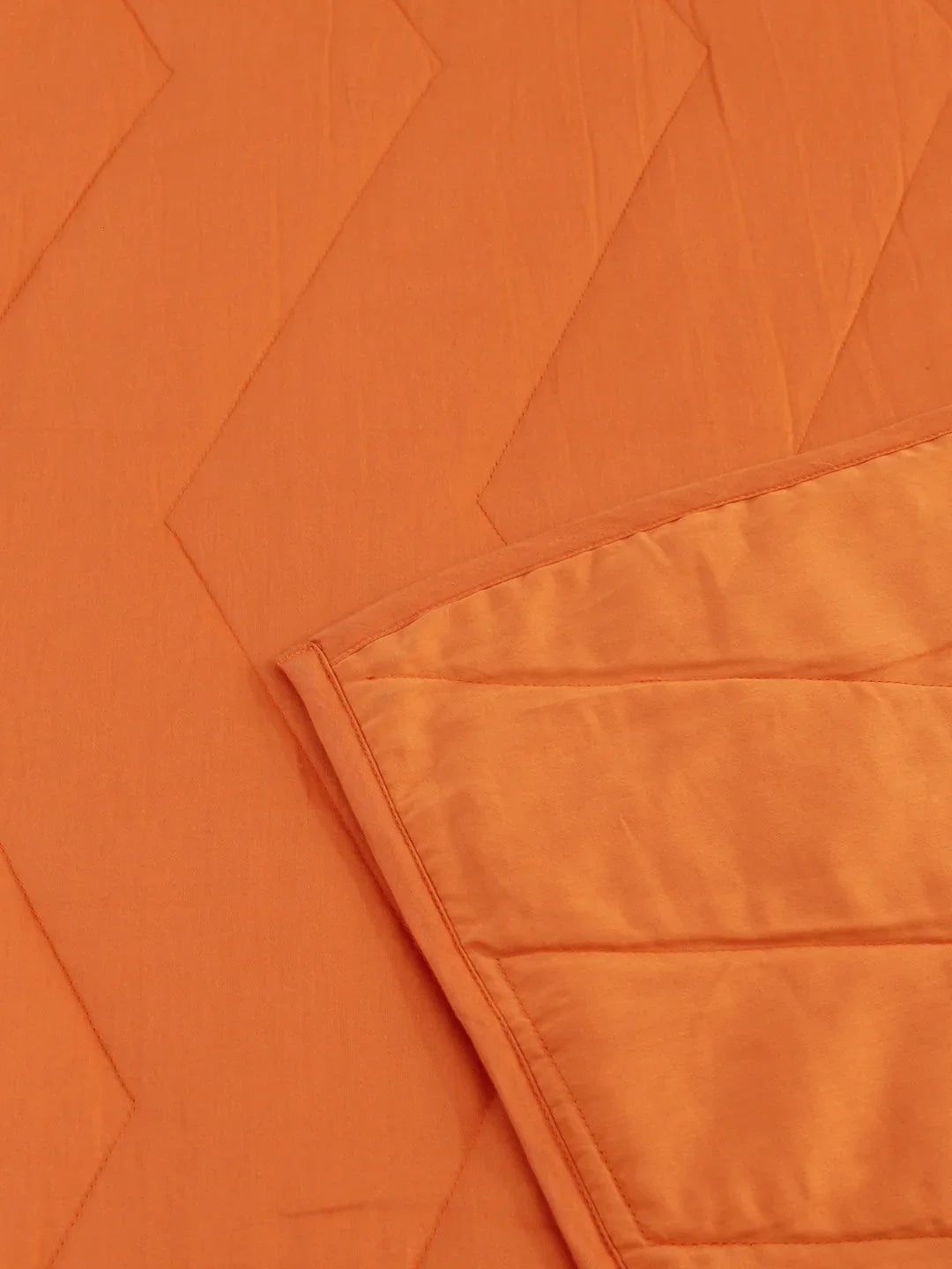Karanji Bedcovers In Orange Colour