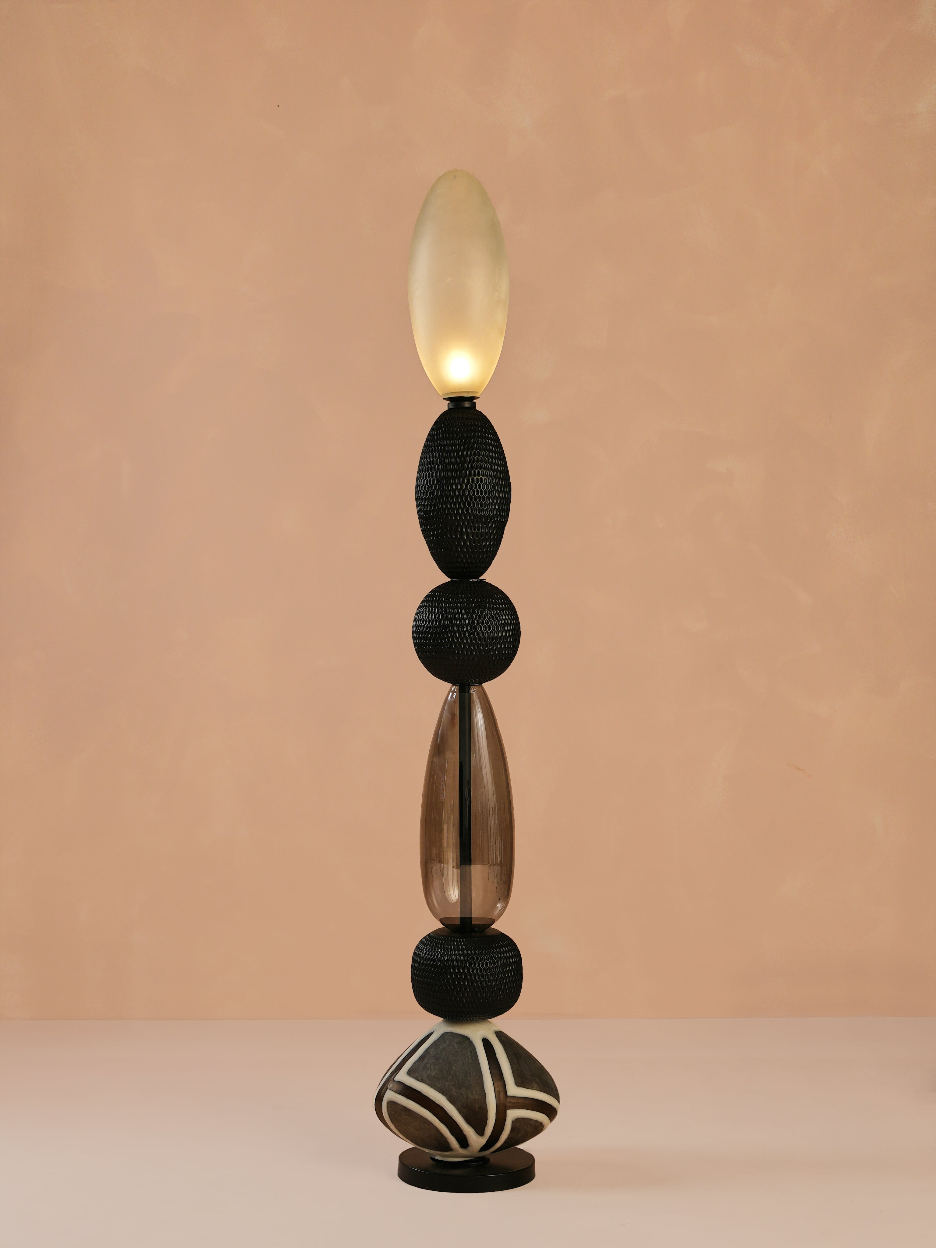 Lagori Black Floor Lamp