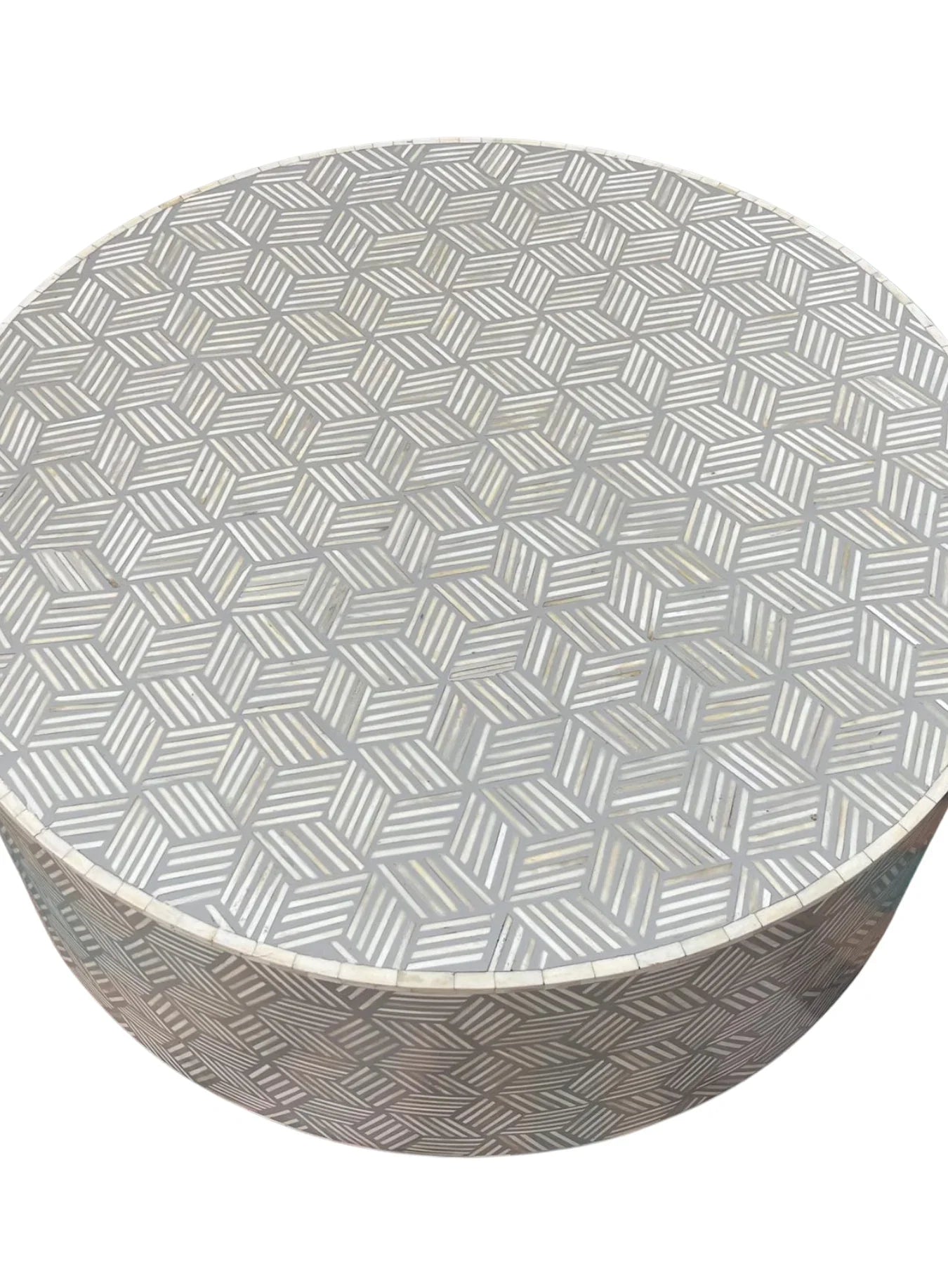 Inlay Round Coffee Table -Geo