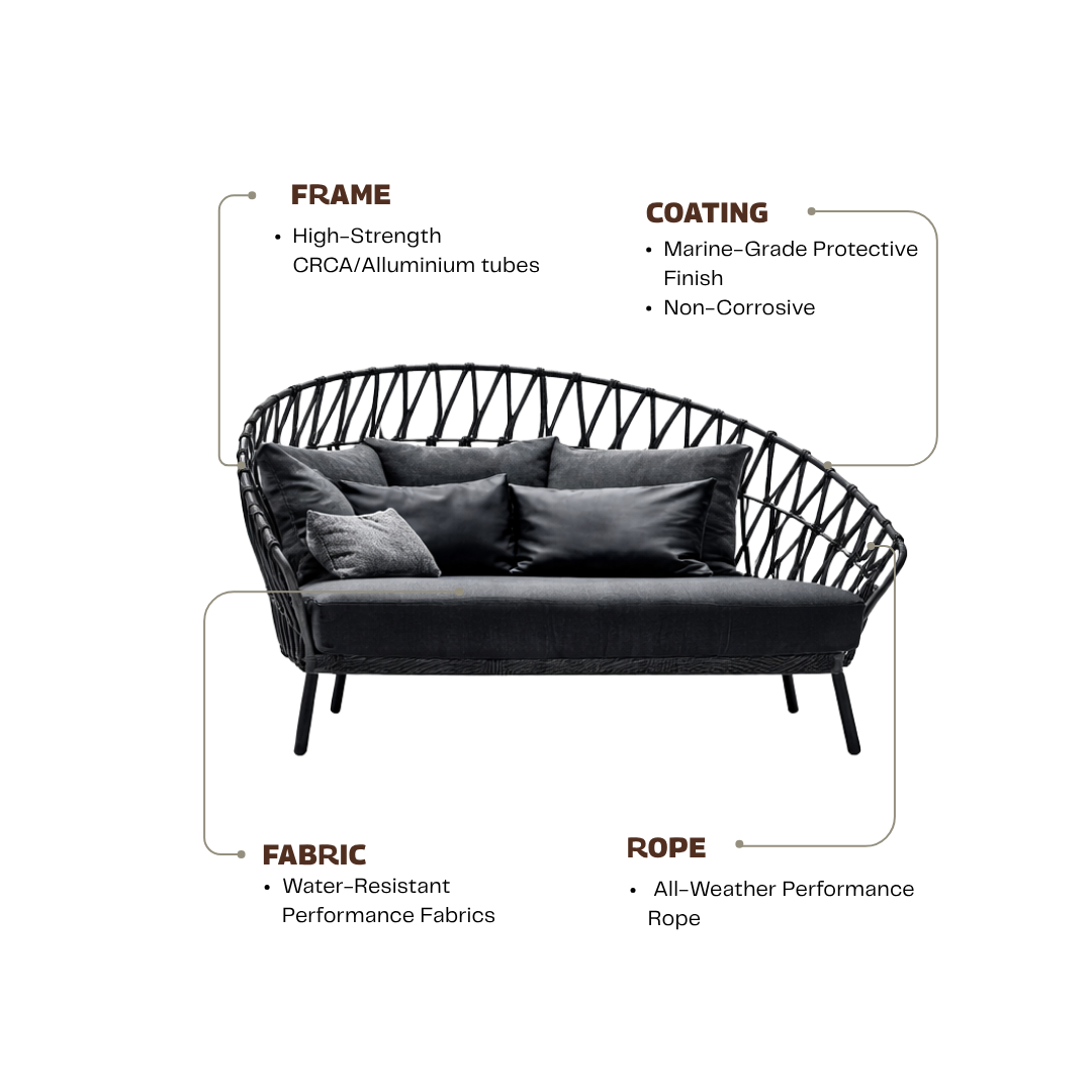 Arco Noir Sunbed