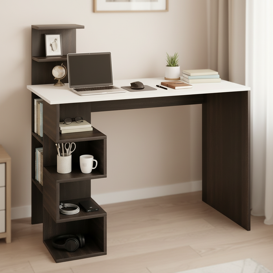 Study Table for Home Office with Storage - Edward