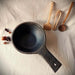 Buy Kitchen Utilities - Longpi Black Pottery Deep Frying Pan by Terracotta By Sachii on IKIRU online store