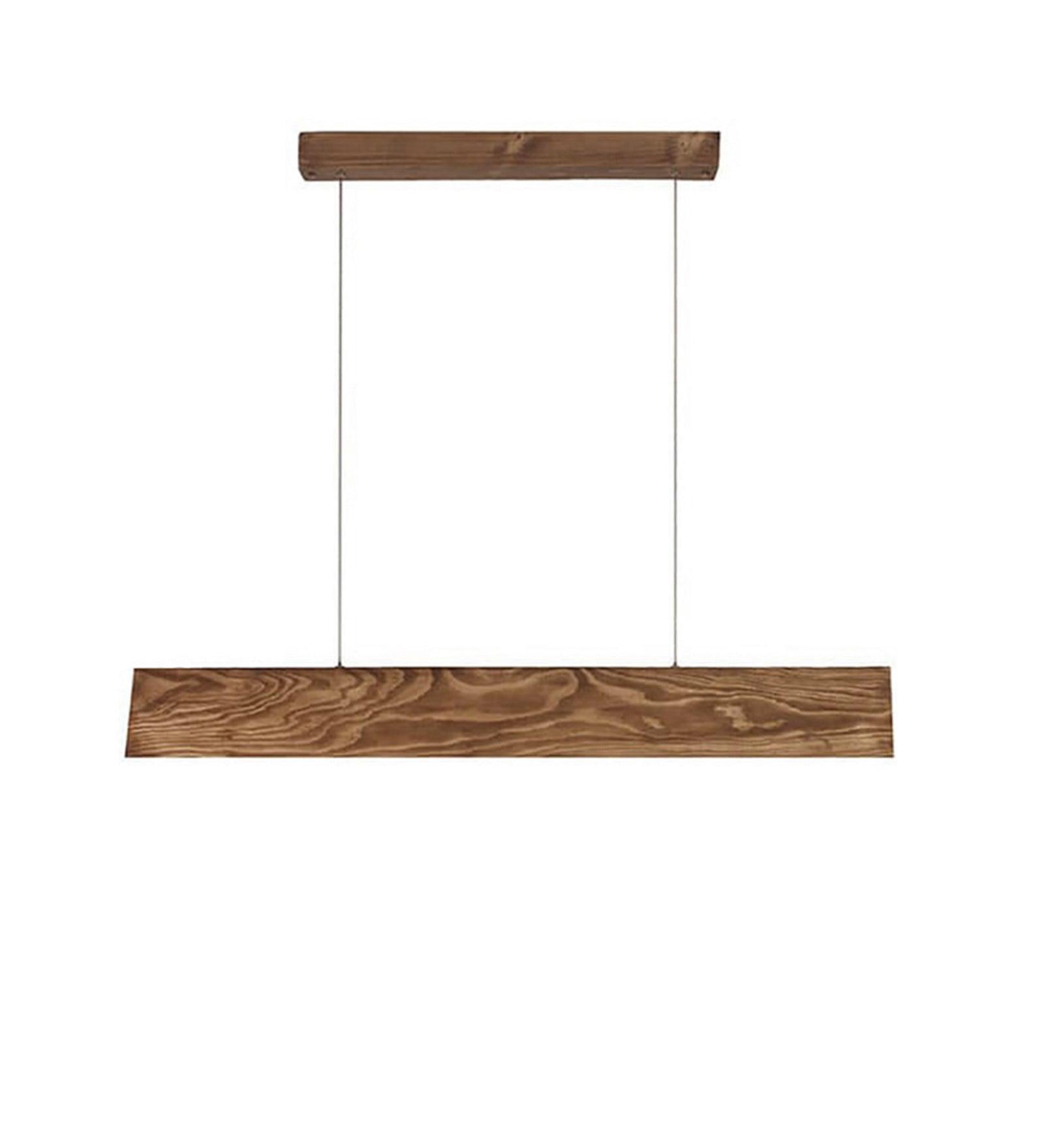 Sirius Brown Wooden Led Hanging Lamp | Pendant Lights for Living Room