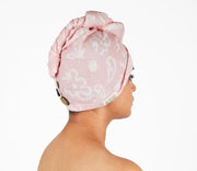 Banana Jacquard Floral Hair Towel Pack of 1