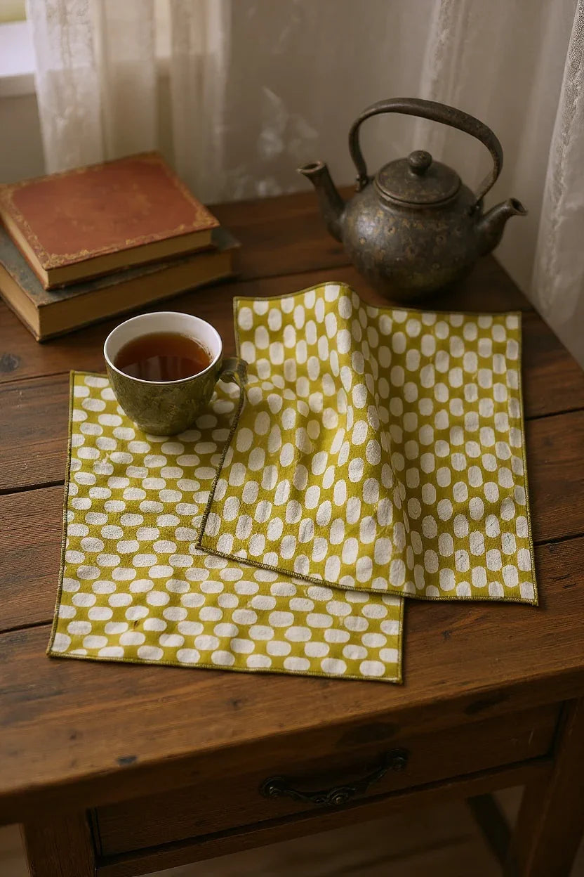 Snug Swirls | Kerchief Squares | Cotton