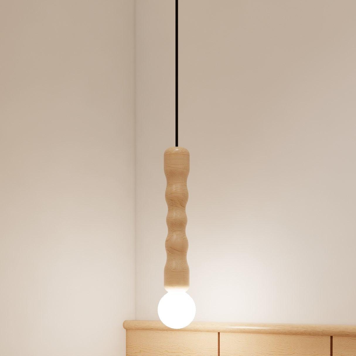 Pravaah | Pendant Lamp | Teak Wood