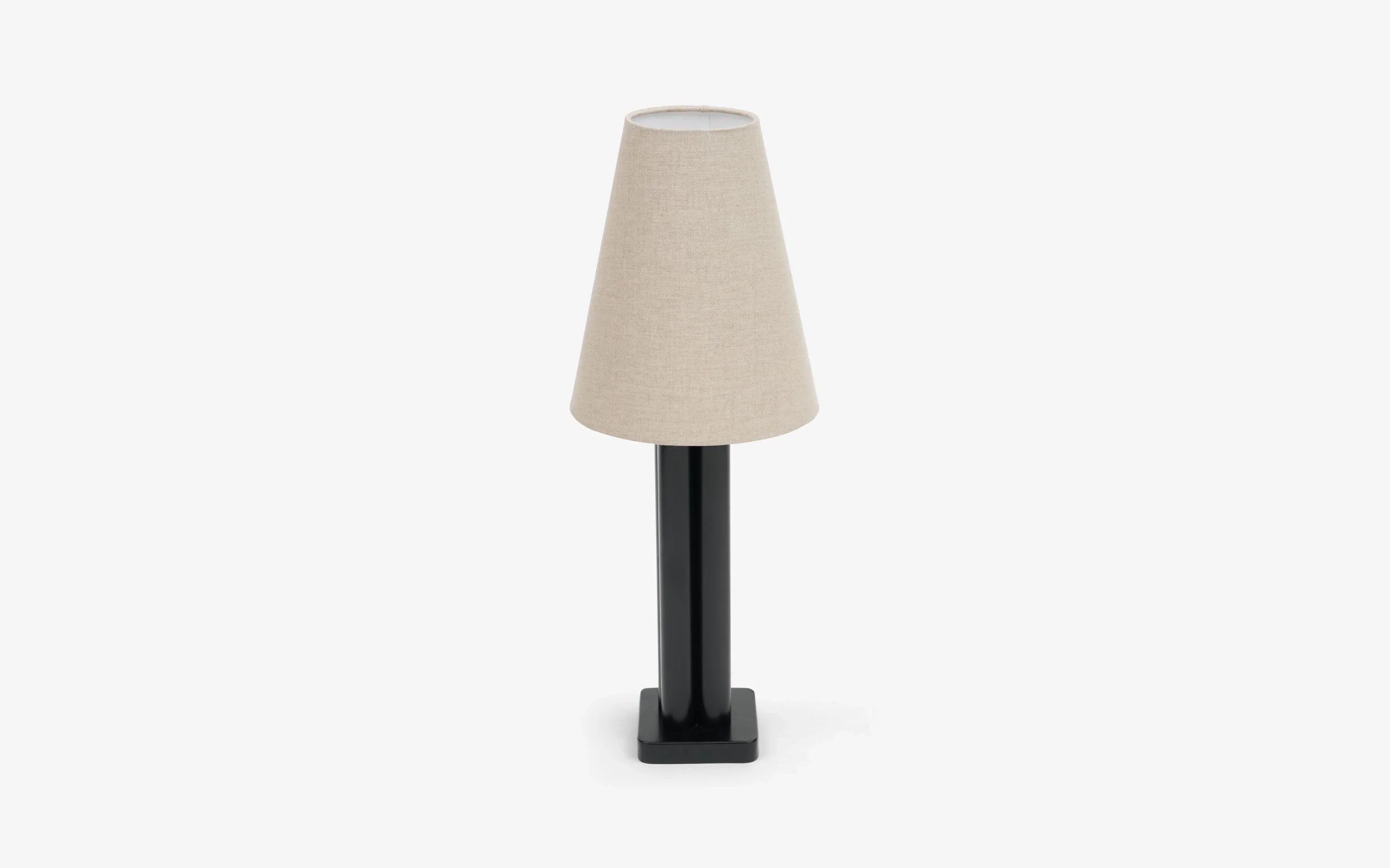 Solis Table Lamp | Mild Steel and Linen Fabric