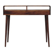 Elevated Chestnut Console Table