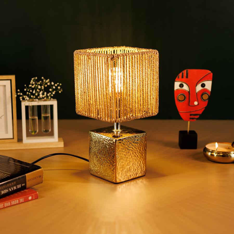 Golden Cermaic Luxury Table Lamps for Living Room | Decorative Lamps | Desk Lamps