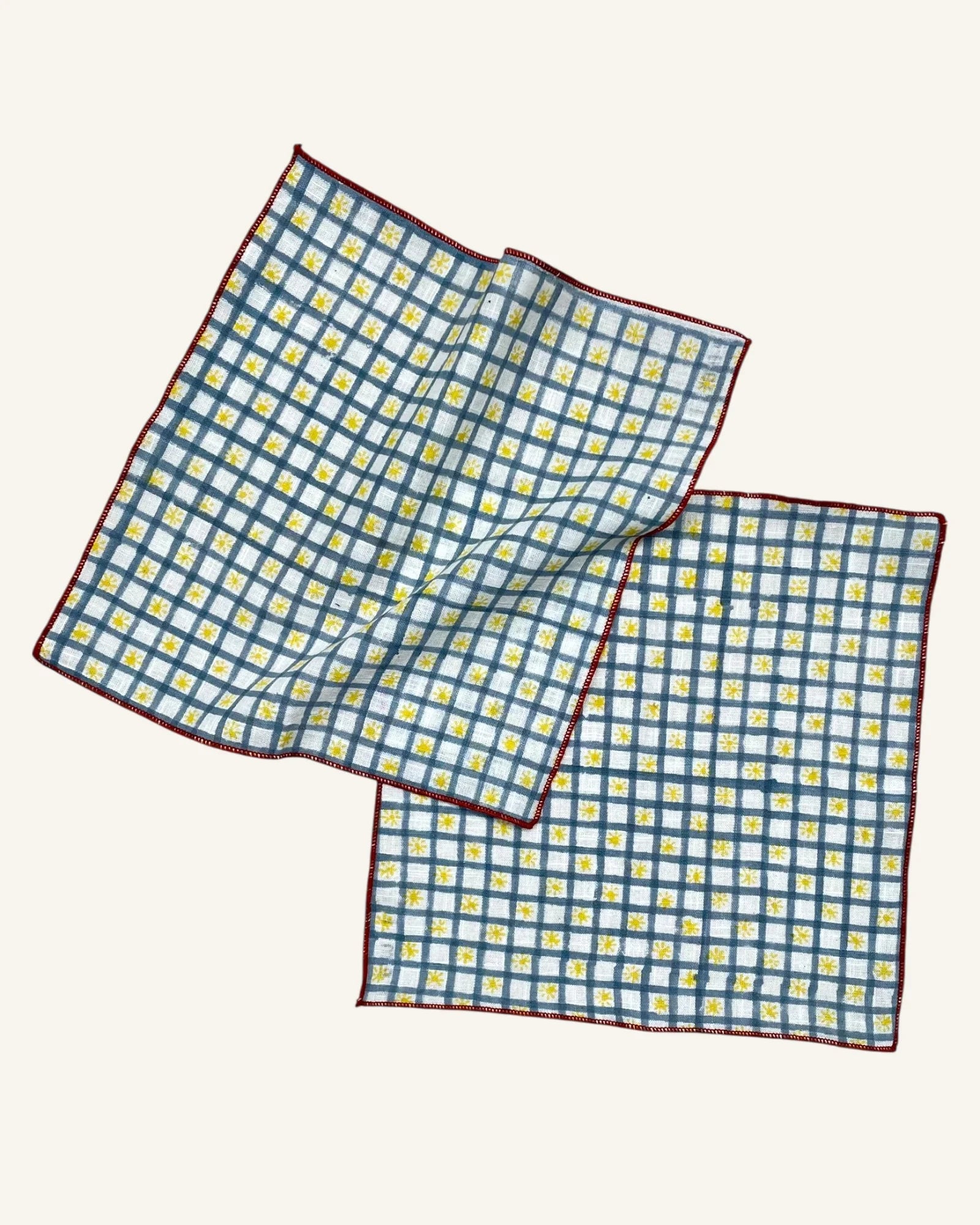 Sunny Square | Kerchief Squares | Slub Cotton