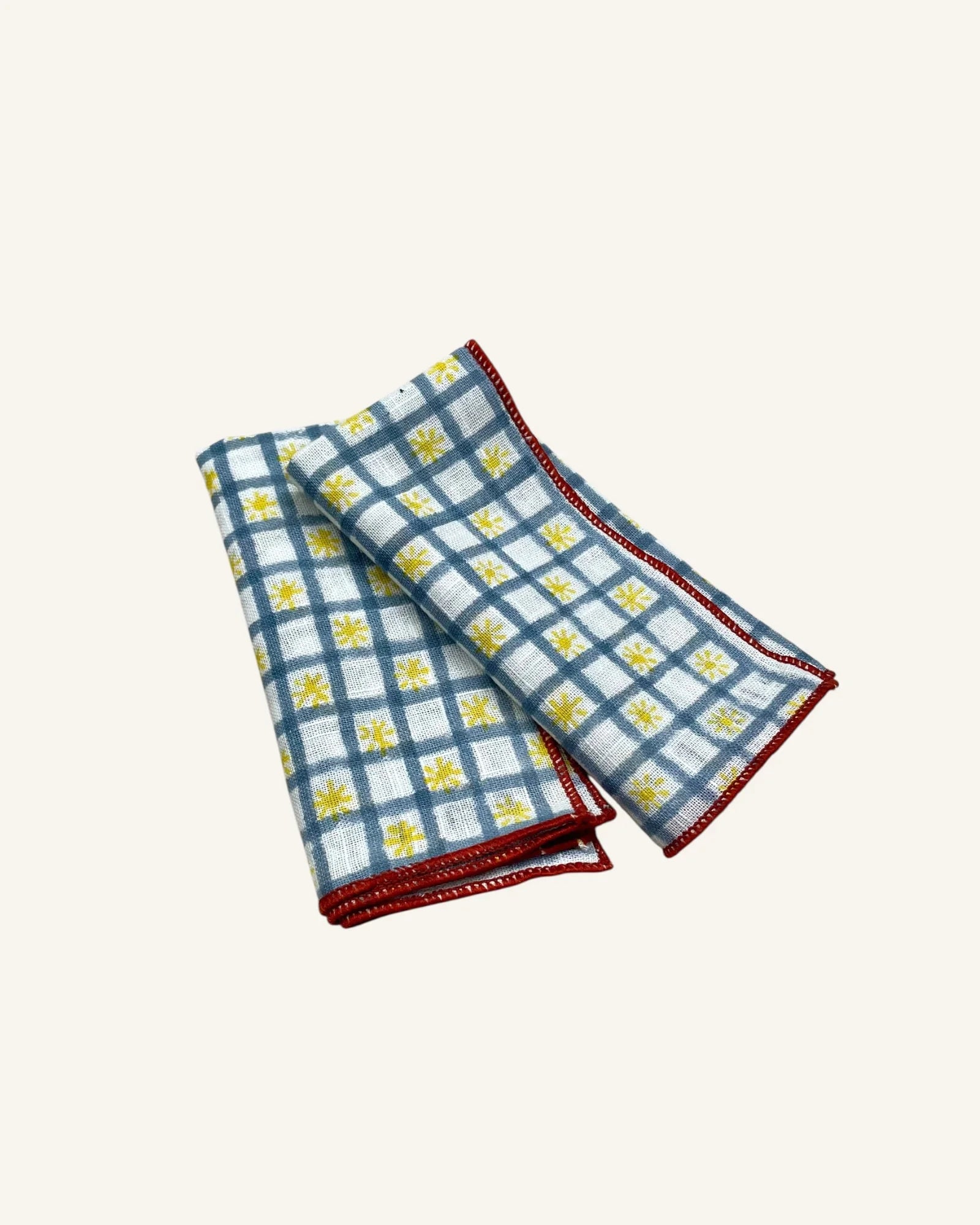 Sunny Square | Kerchief Squares | Slub Cotton