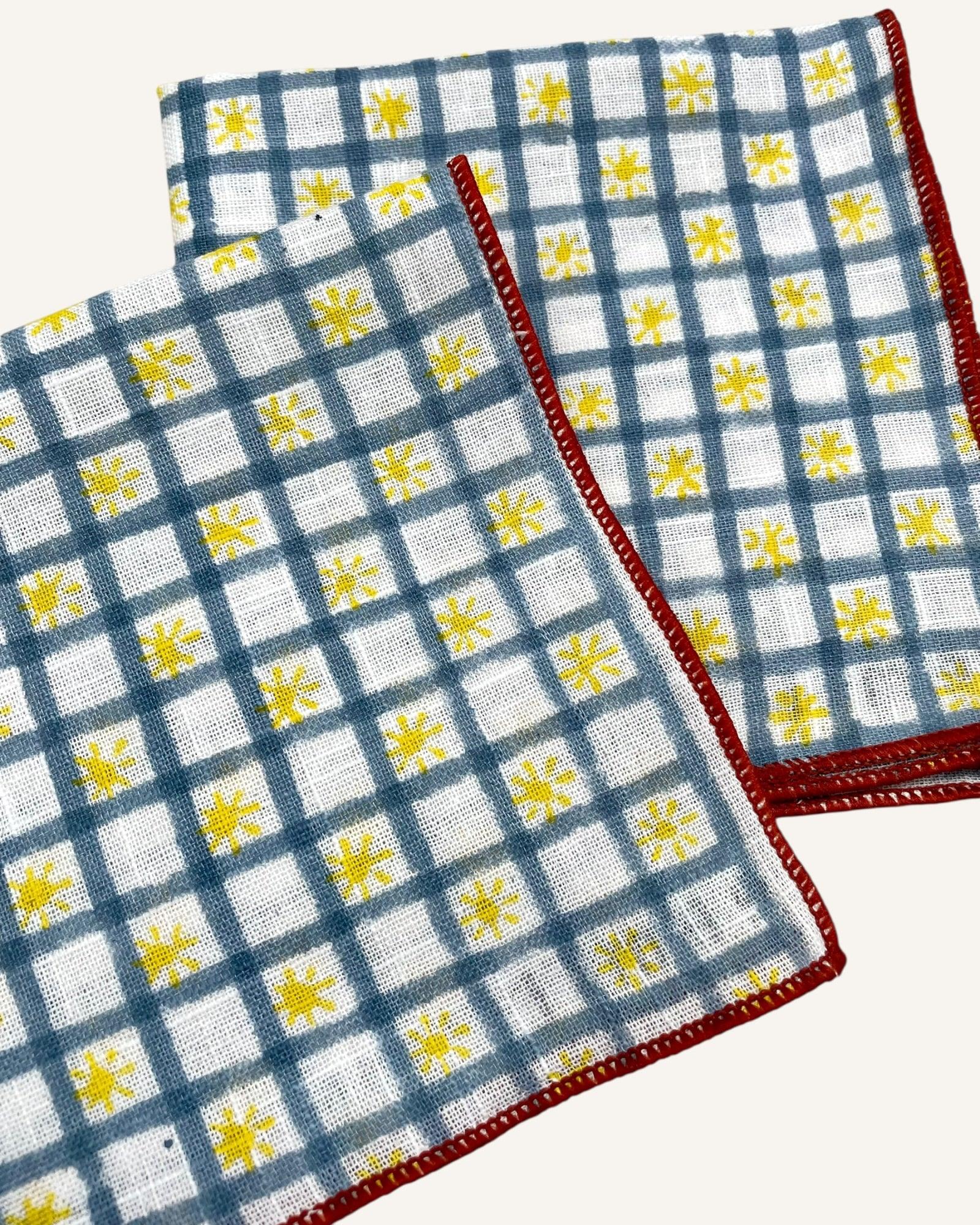 Sunny Square | Kerchief Squares | Slub Cotton