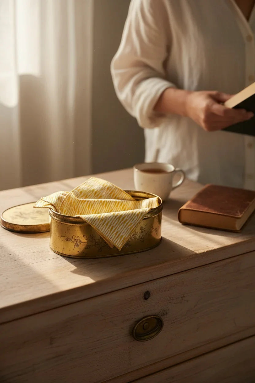 Sunny Swatches | Kerchief Squares | Slub Cotton