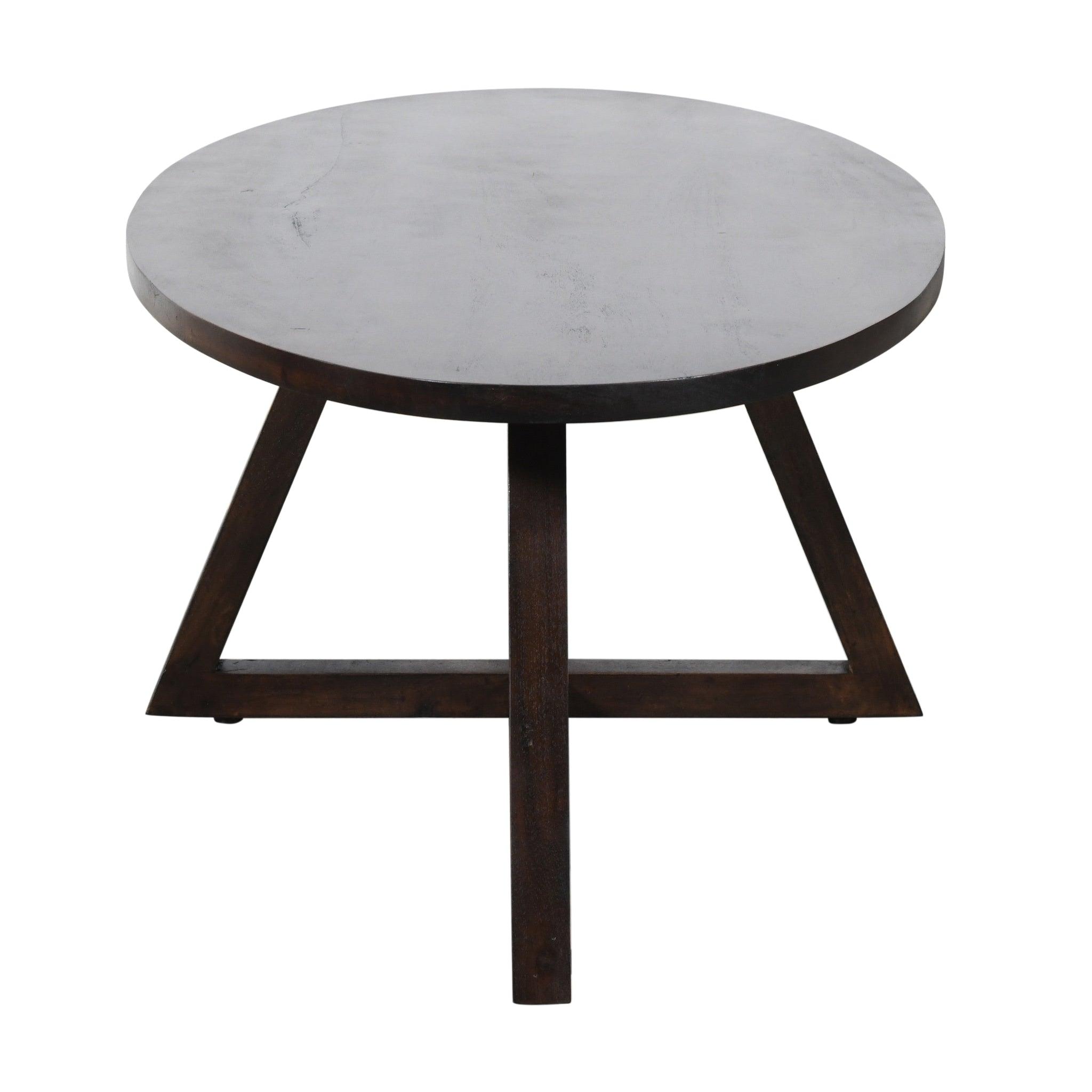Penny Wooden Center Table for Living Room | Acacia Wood Coffee Table | Tea Table