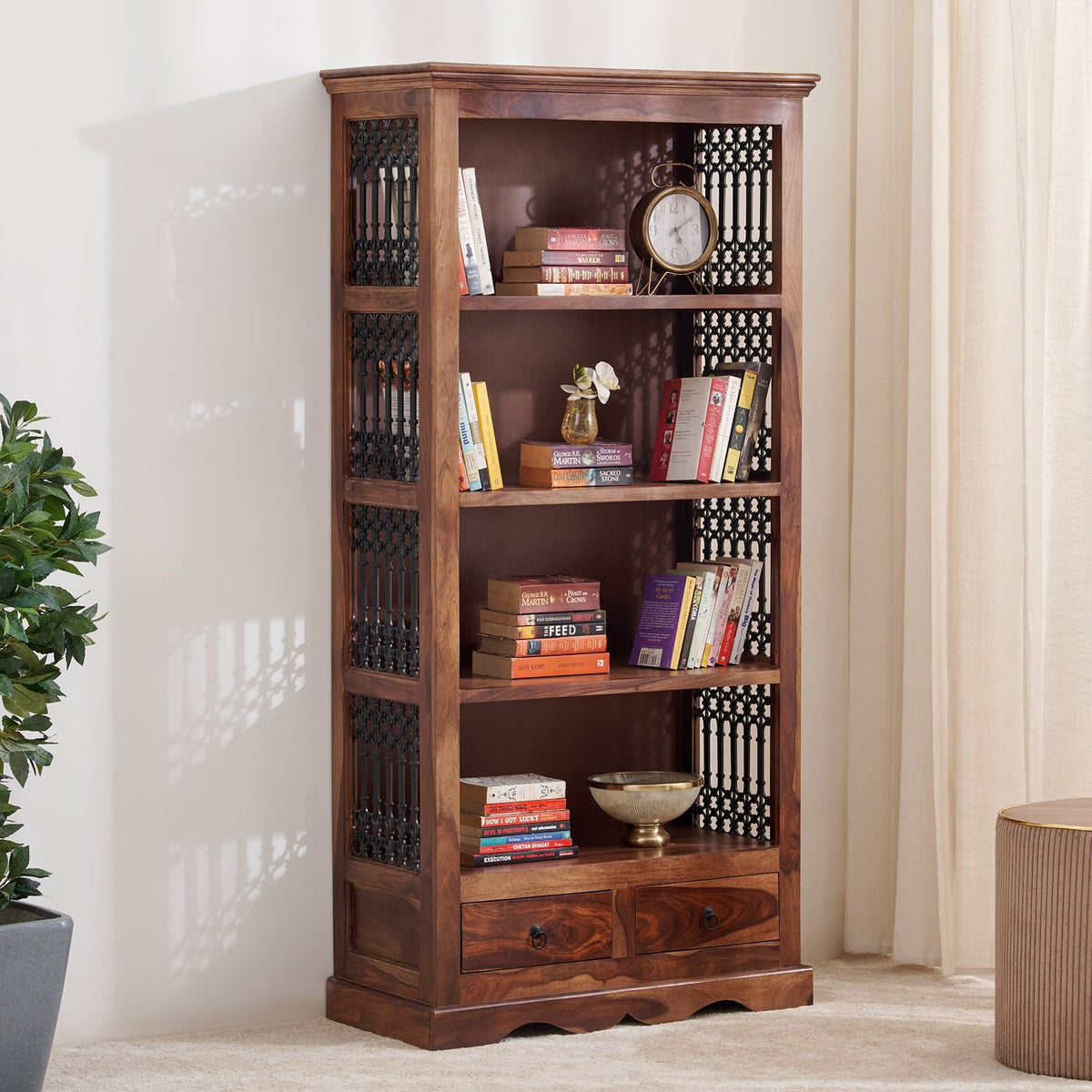 Earth Bookshelf | Sheesham Wood