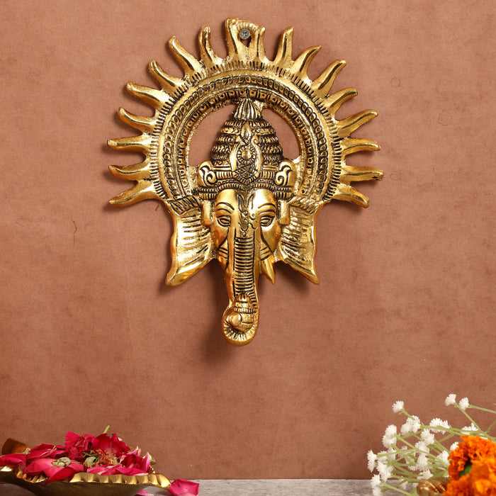 Gold Lord Ganesh Wall Hanging