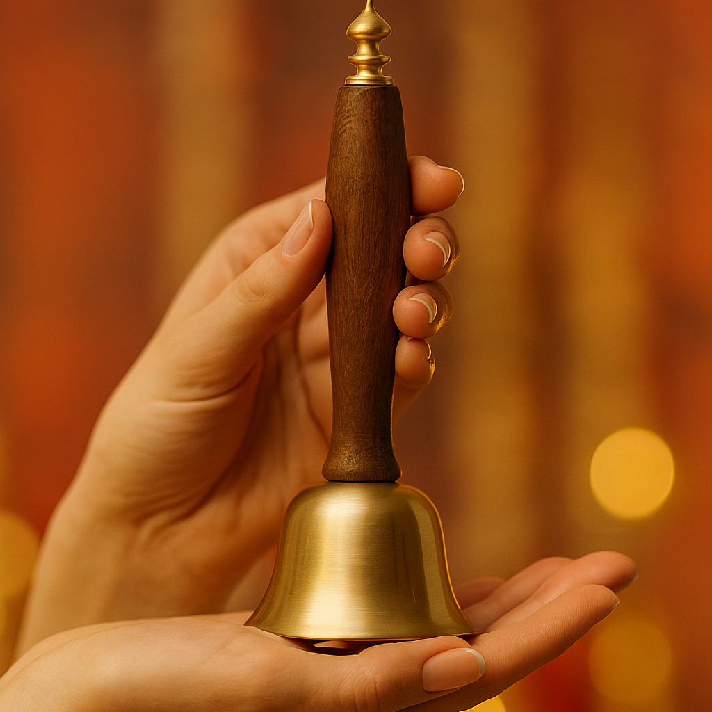 Bell_D2 | Casted Brass And Wood