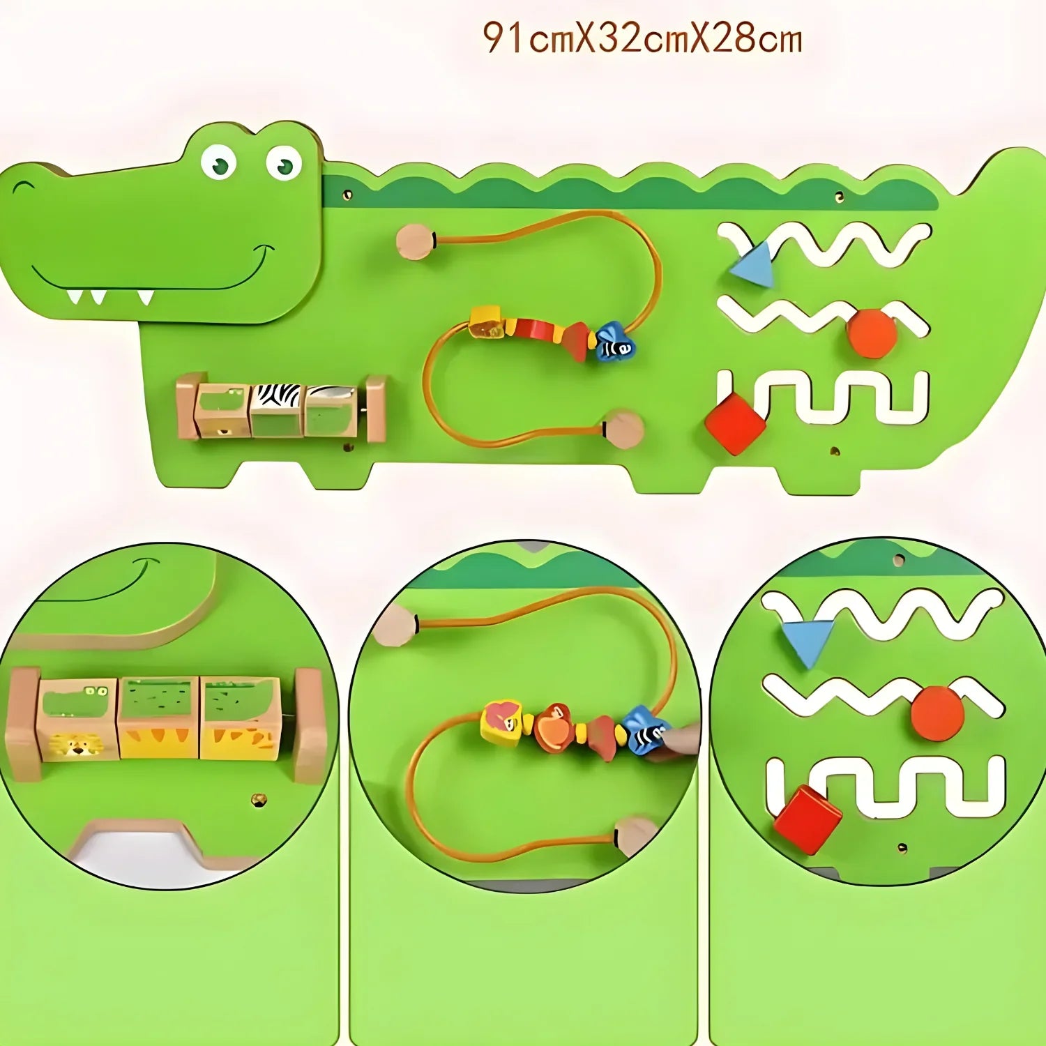 Toys Crocodile Design Wall Fun Toy