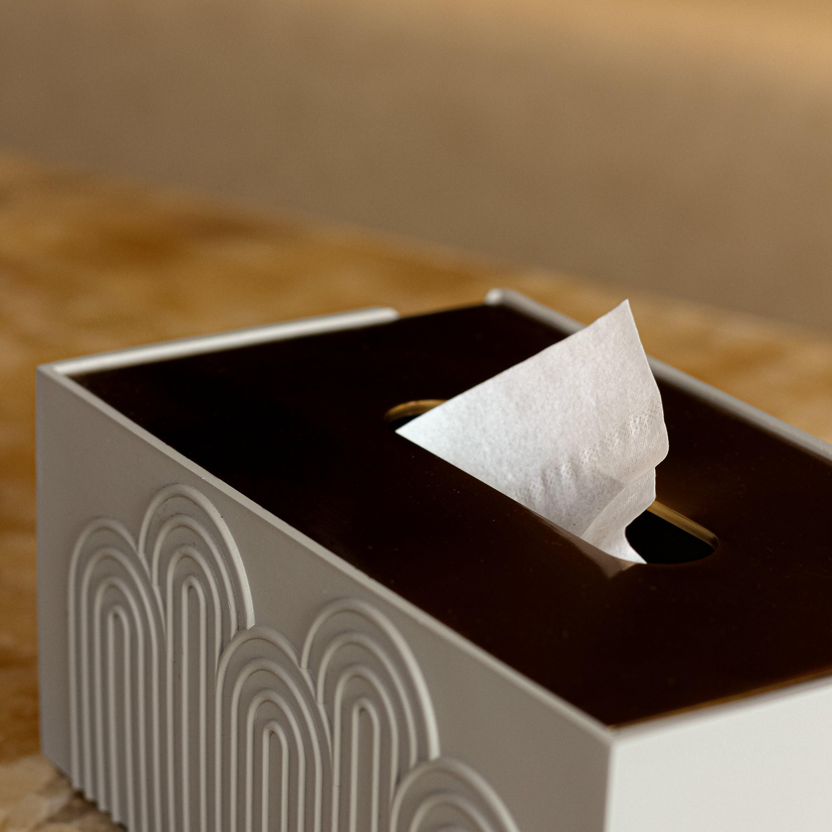 Elegant Beige Tissue Box