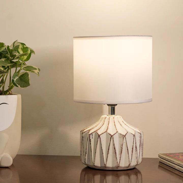 Geometry Style Table Lamp With Lamp Shade