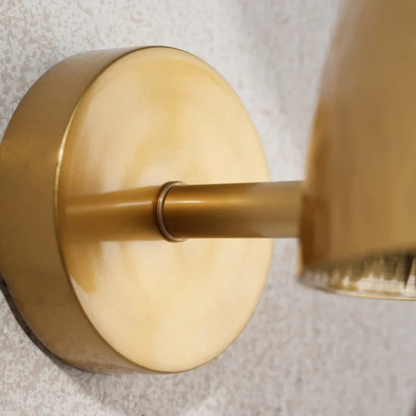 Totem Burgundy Embossed Wall Lamp