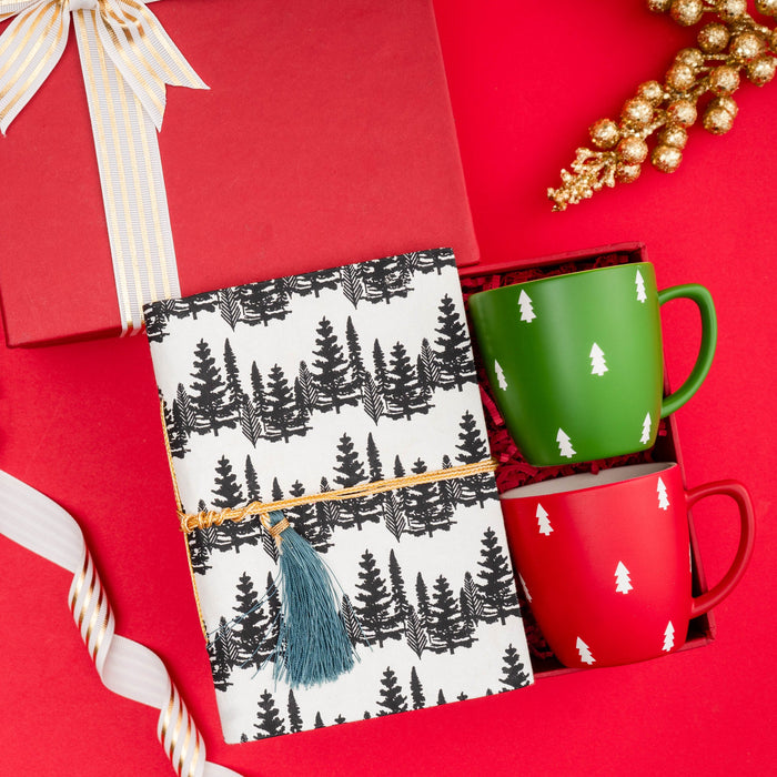 Merry Mornings | Joyful Christmas Mug Set for Cozy Moments