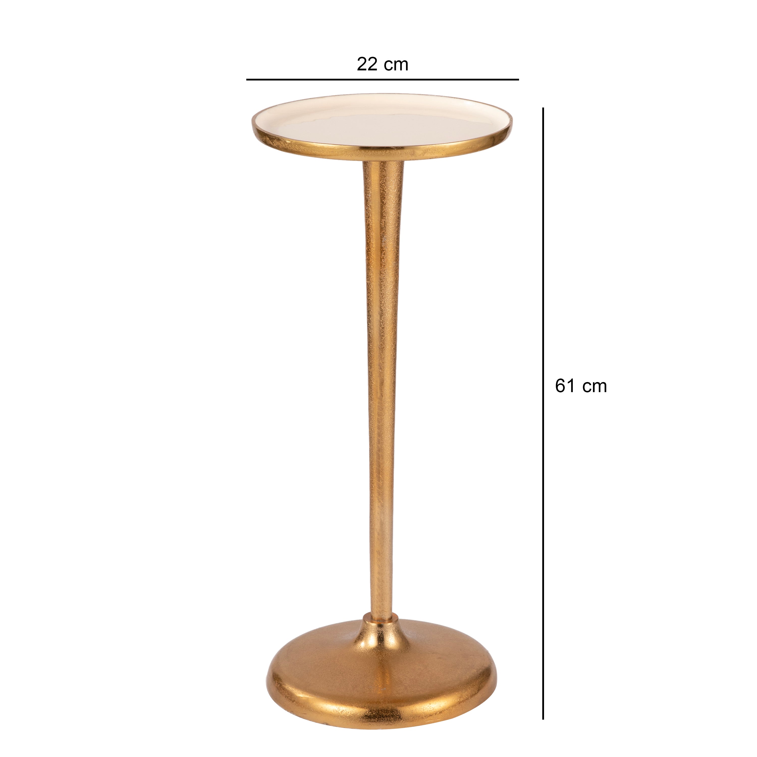 The Ivory Crest Side Table