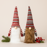 Knitted Christmas Wine Bottle Cover – Nordic Gnome Design