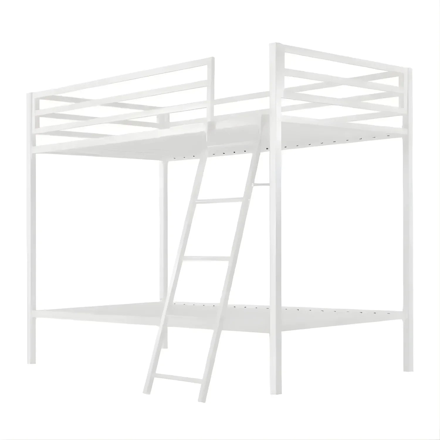 Elegant Modern Handmade Twin-Size Bunk Bed for Kids