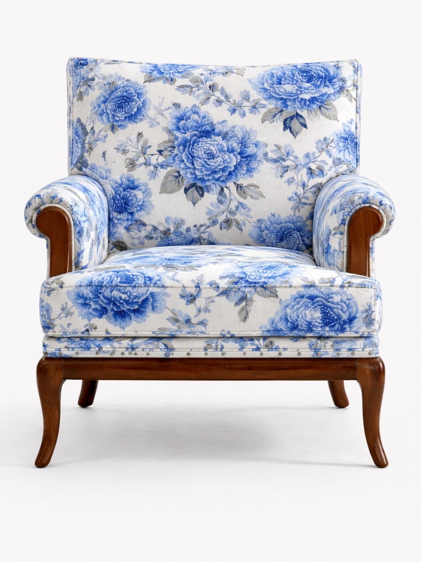 Yutaka Velvet Fabric Armchairs