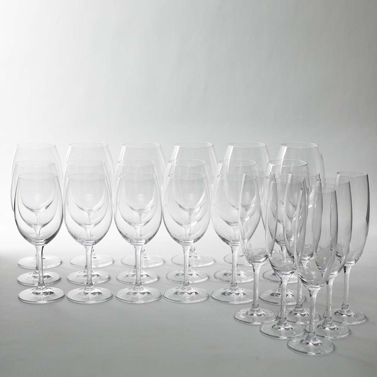 Bohemia Crystal Crisallin Barware Collection Set of 24  | Glass