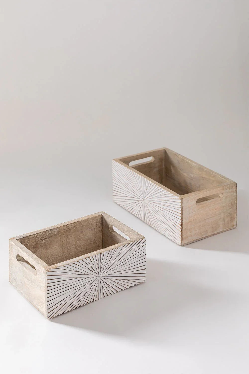 Zarko Carved Storage Basket