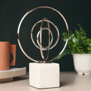 Seamless Circle Ensemble | Premium Showpiece for Living Room Decor Item | Marble Table Decor