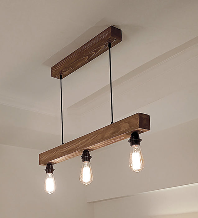 Tavern Brown Wooden Series Hanging Light | Pendant Lamp for Home Decor