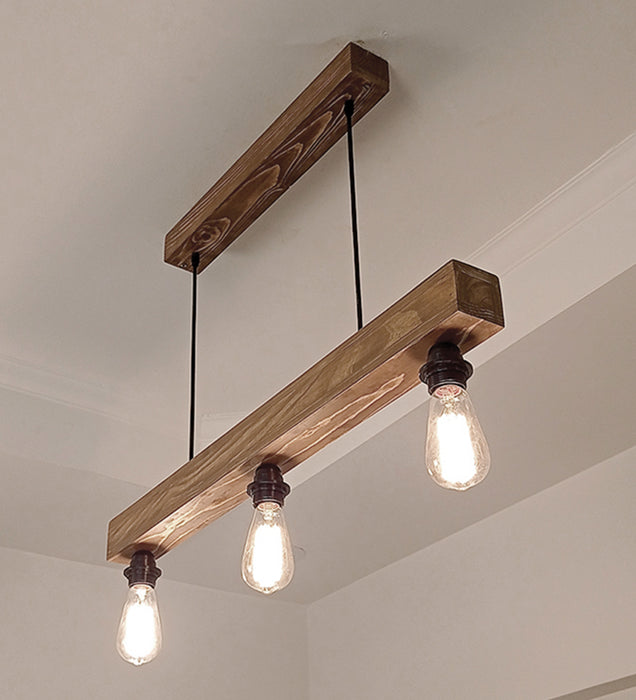 Tavern Brown Wooden Series Hanging Light | Pendant Lamp for Home Decor