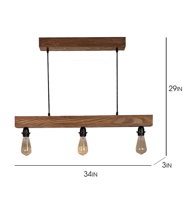 Tavern Brown Wooden Series Hanging Light | Pendant Lamp for Home Decor