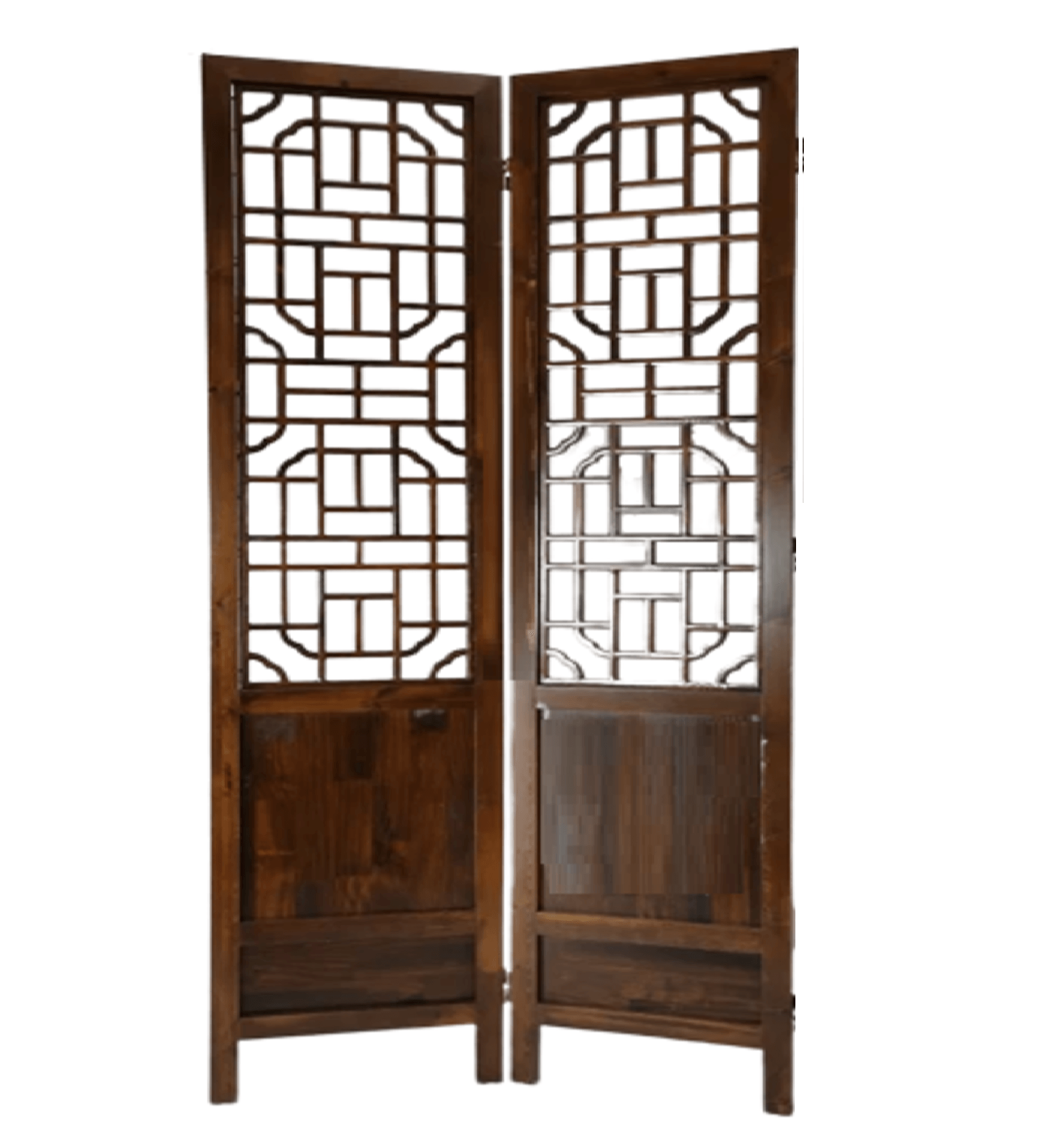 Panel Wooden Room Partition with Mango Frame & MDF Jali