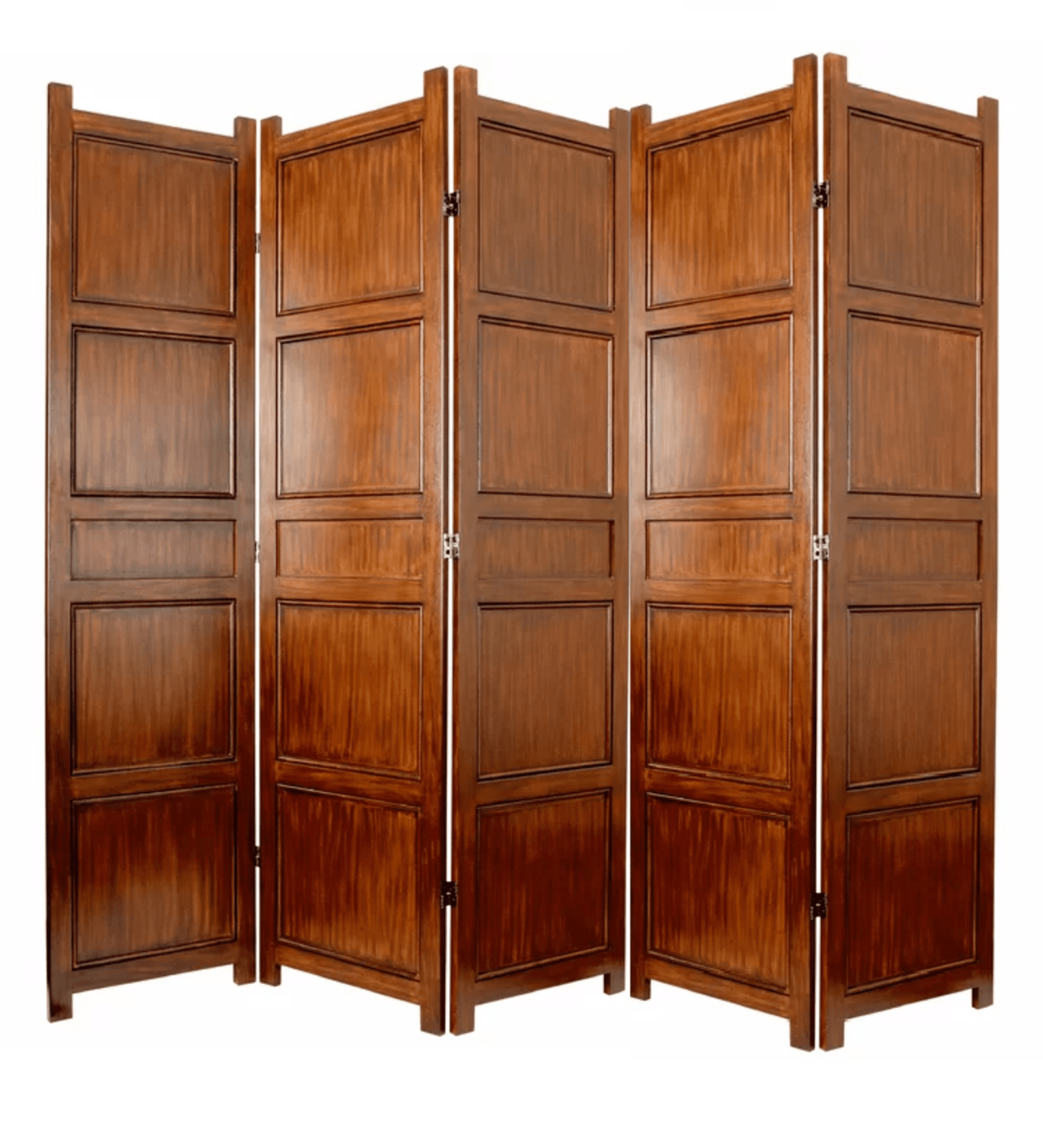 Folding Room Partition with Mango Wood & MDF Jali