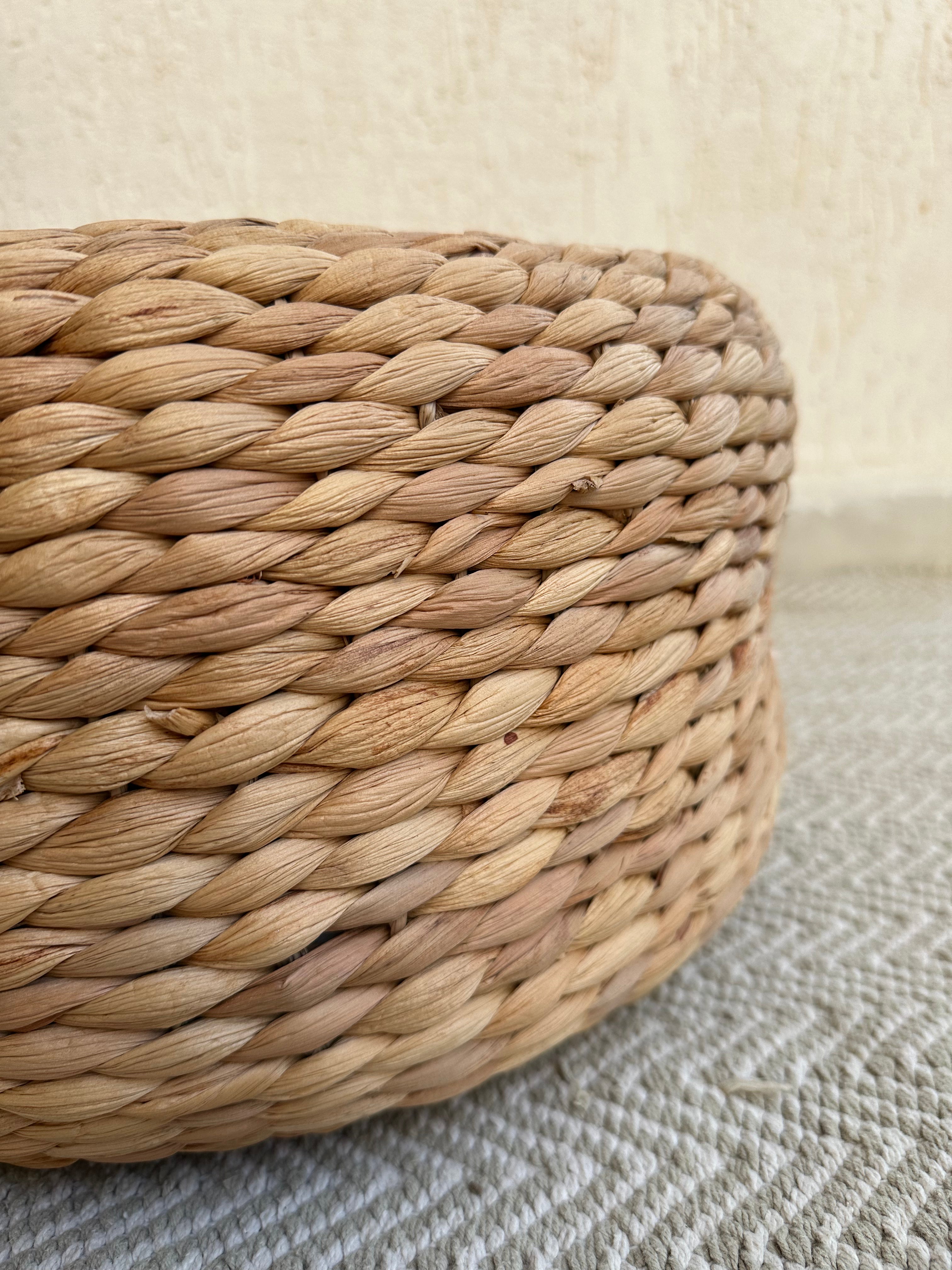 Bohemian Round Floor Ottoman | Seat Cushion For Living Room & Bedroom Decor