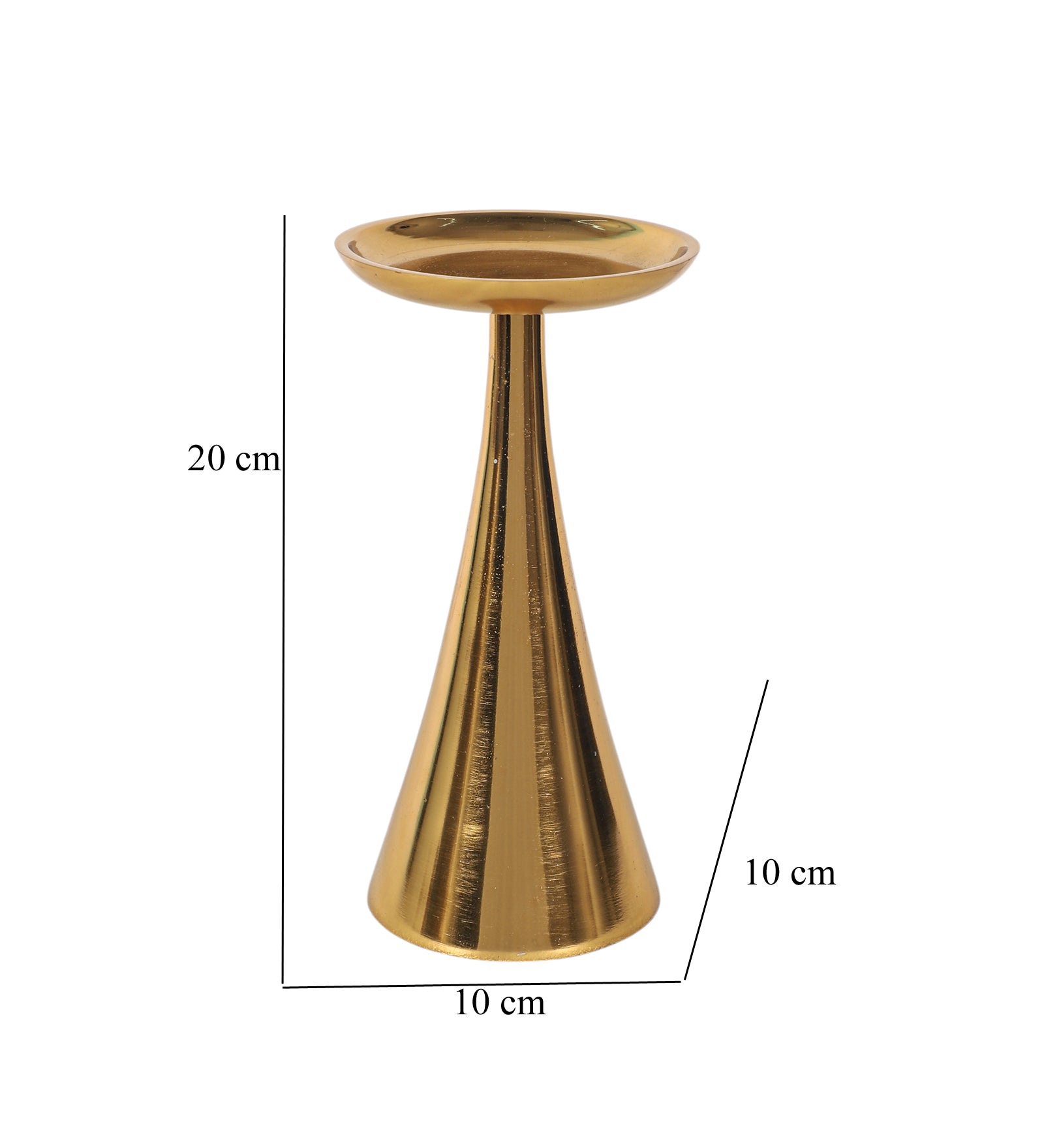 Aureus Pillar Candle Stands Pair of 2