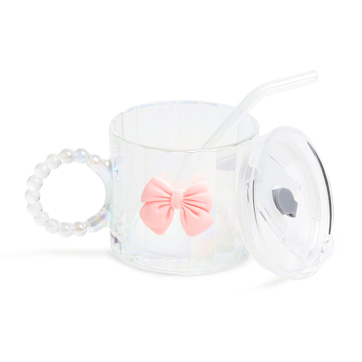 Colette Glass Tumbler Bow
