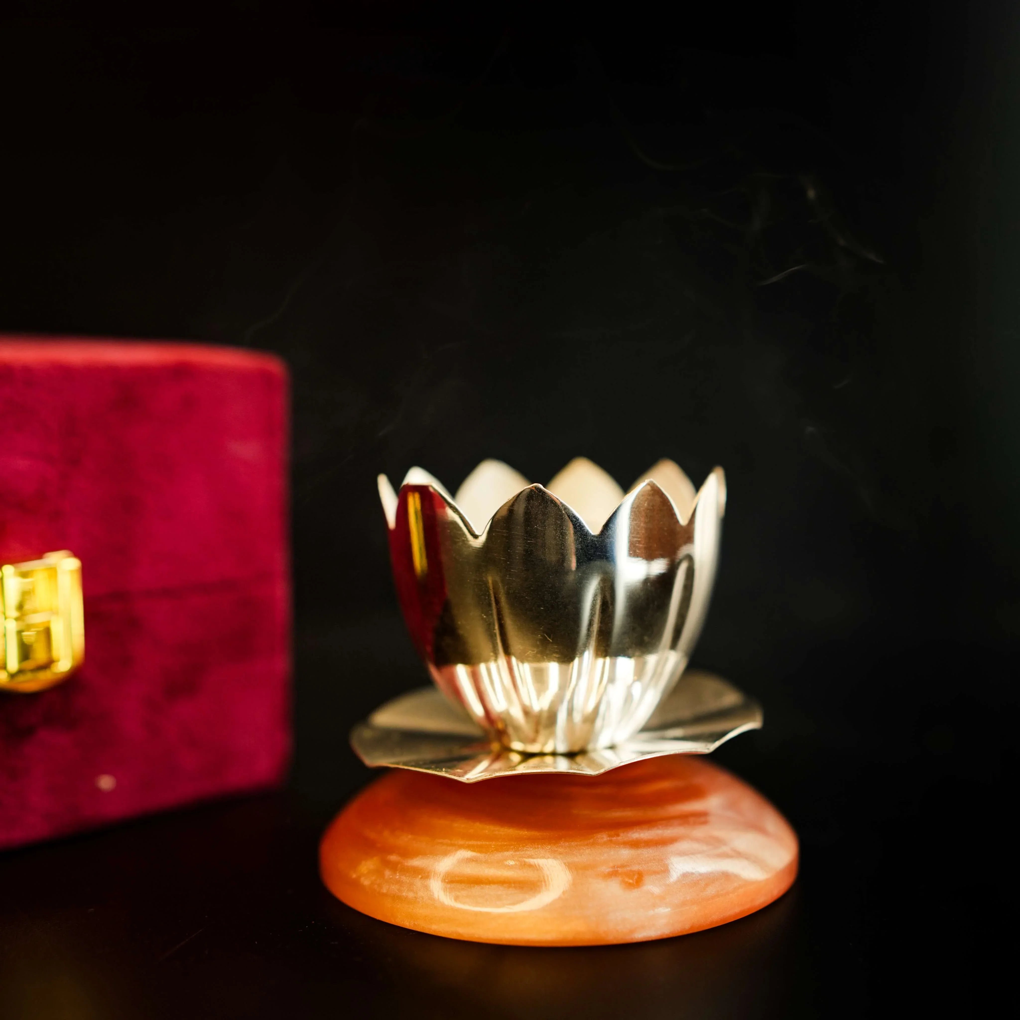 Silver Platted Shanti Deep