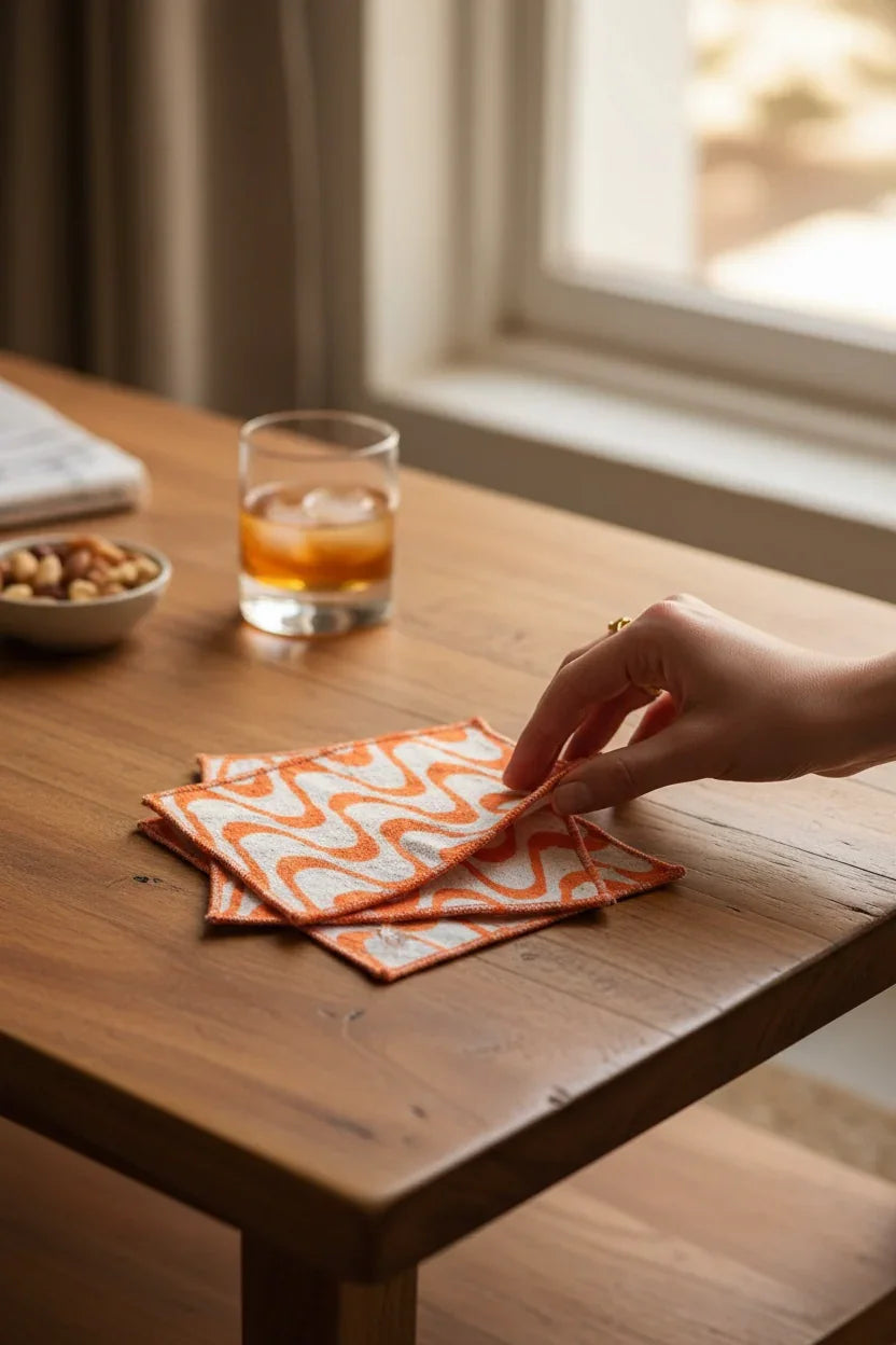 Tipple Toppers | Cocktail Napkin | Cotton