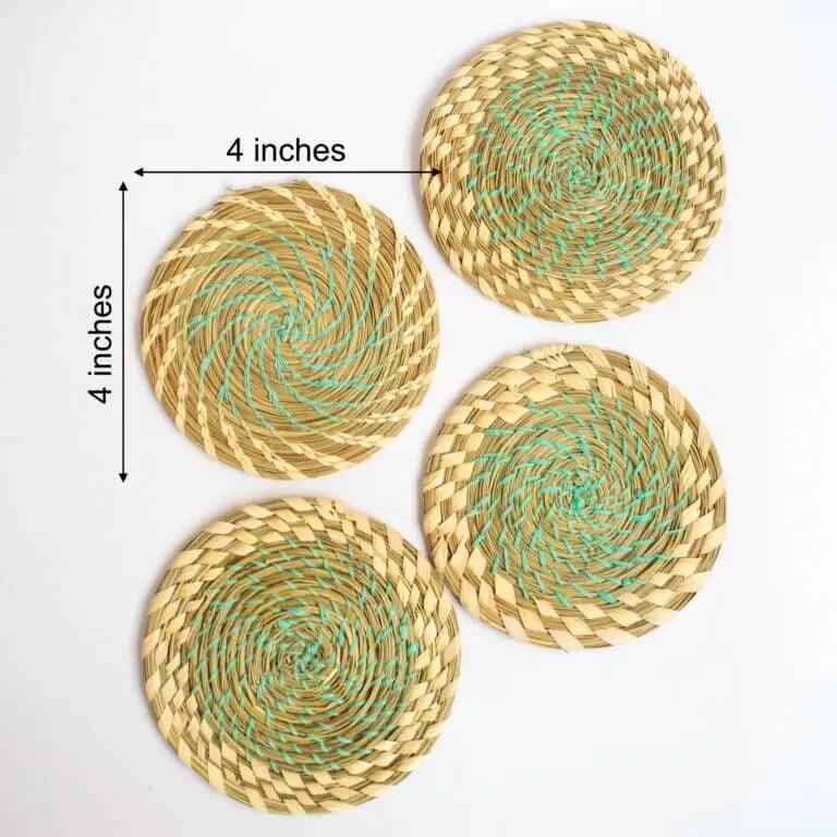 Orbit Coaster ( Set of 4) | Sabai Grass