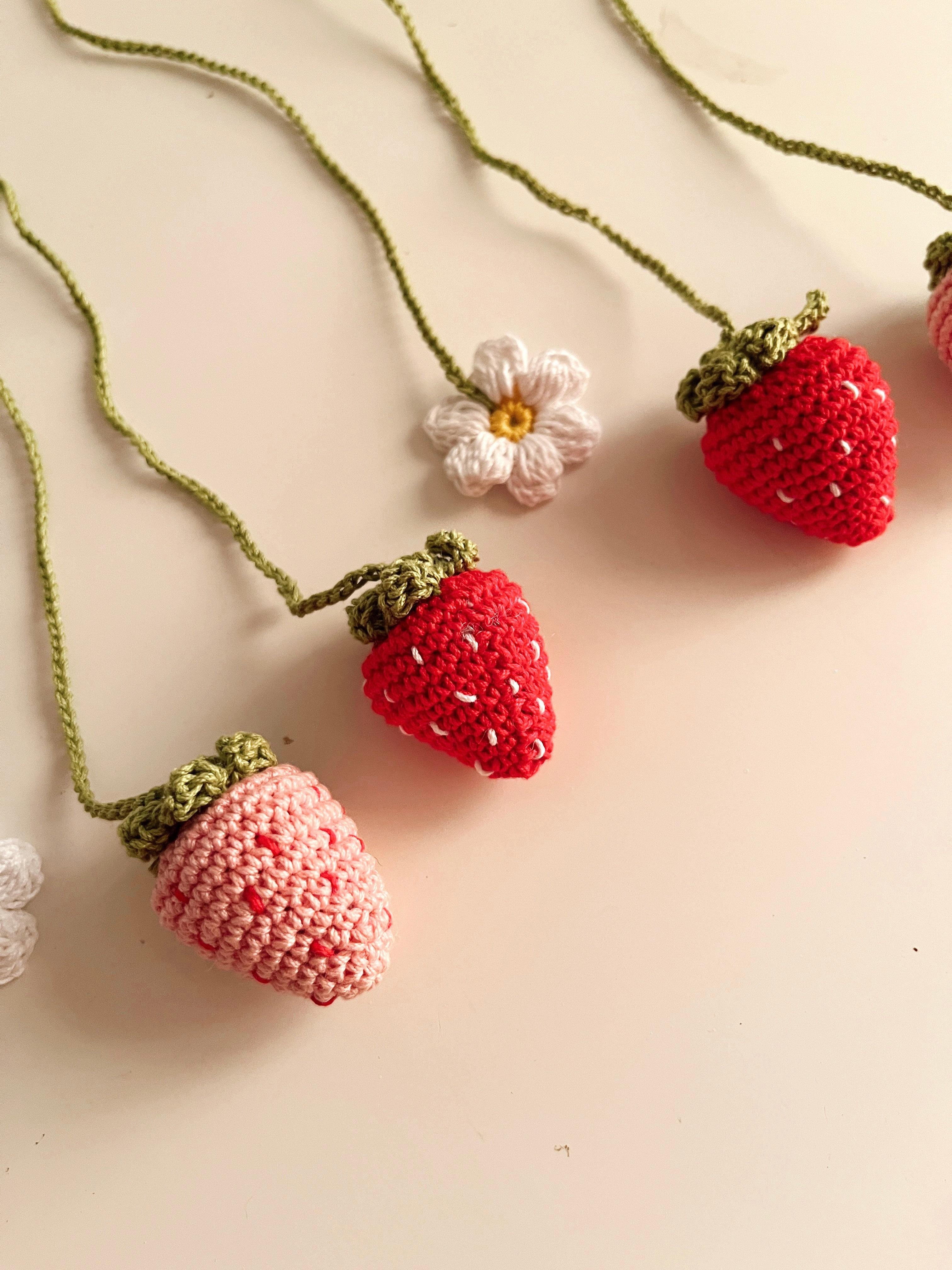 Crochet Car Mirror Hanging / Bag Charms