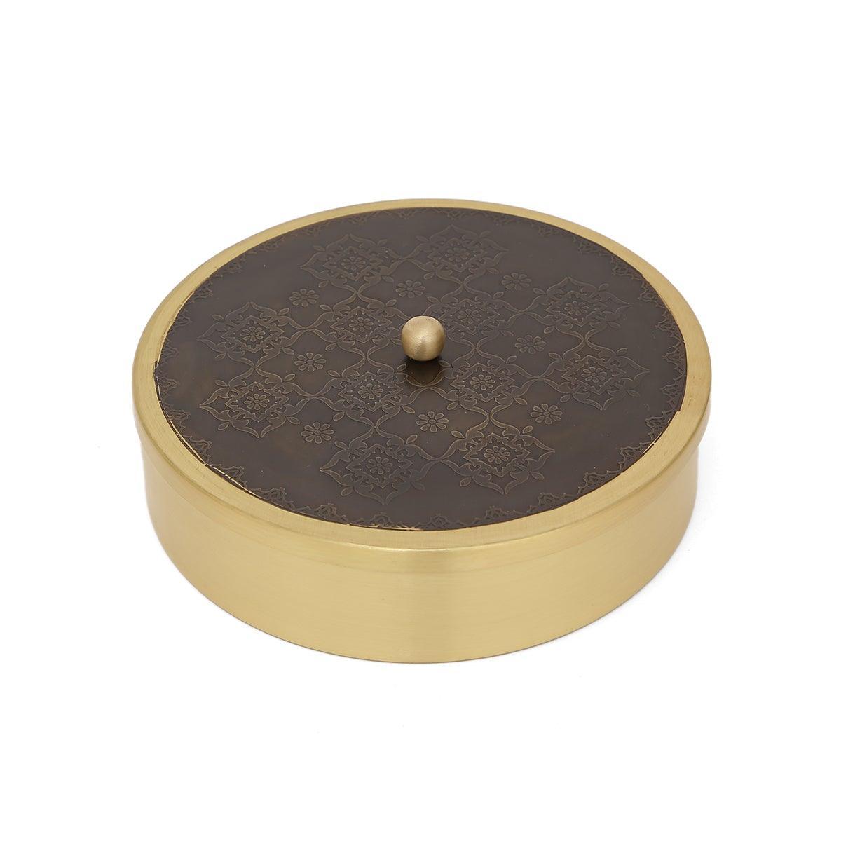 Kanka Masala Box | Brass