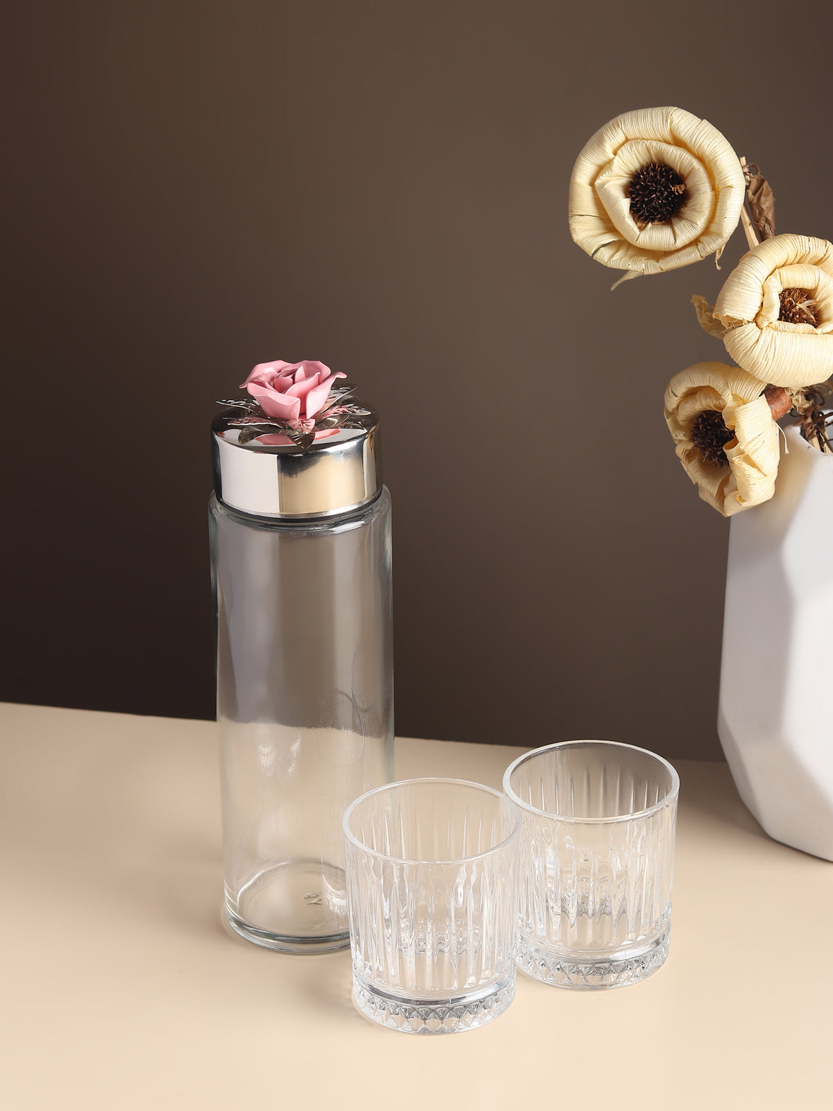 Petal Eclat Bottle & Glass Set
