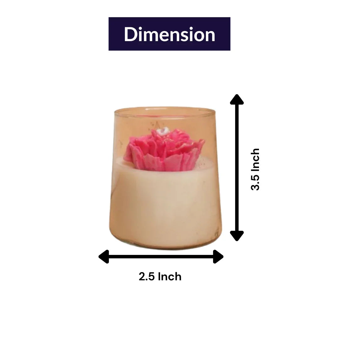 Petal Glow candle