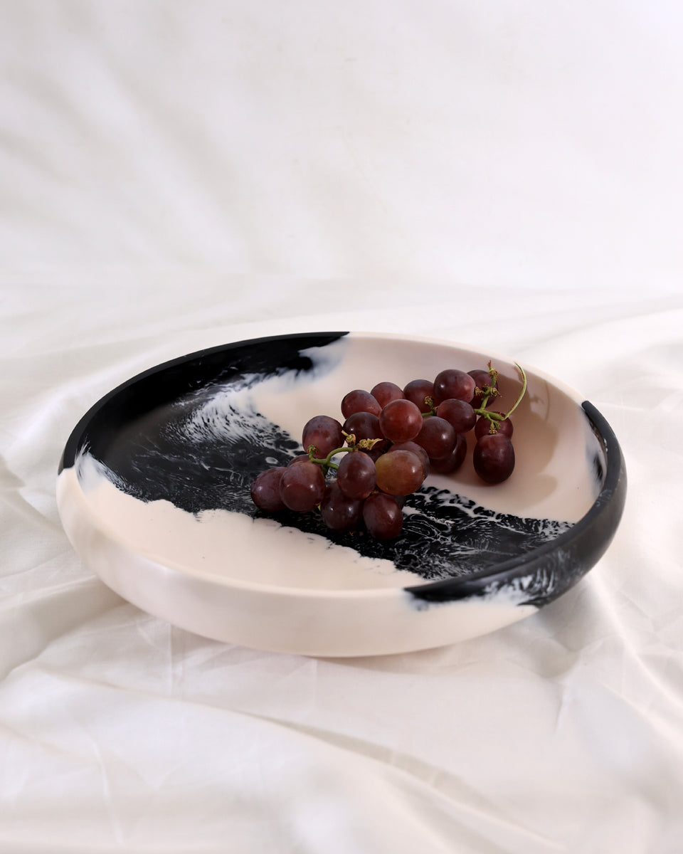 Yin Yang Shallow Bowl